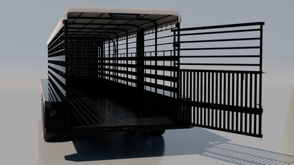 Gooseneck Tri-axle Cattle Trailer